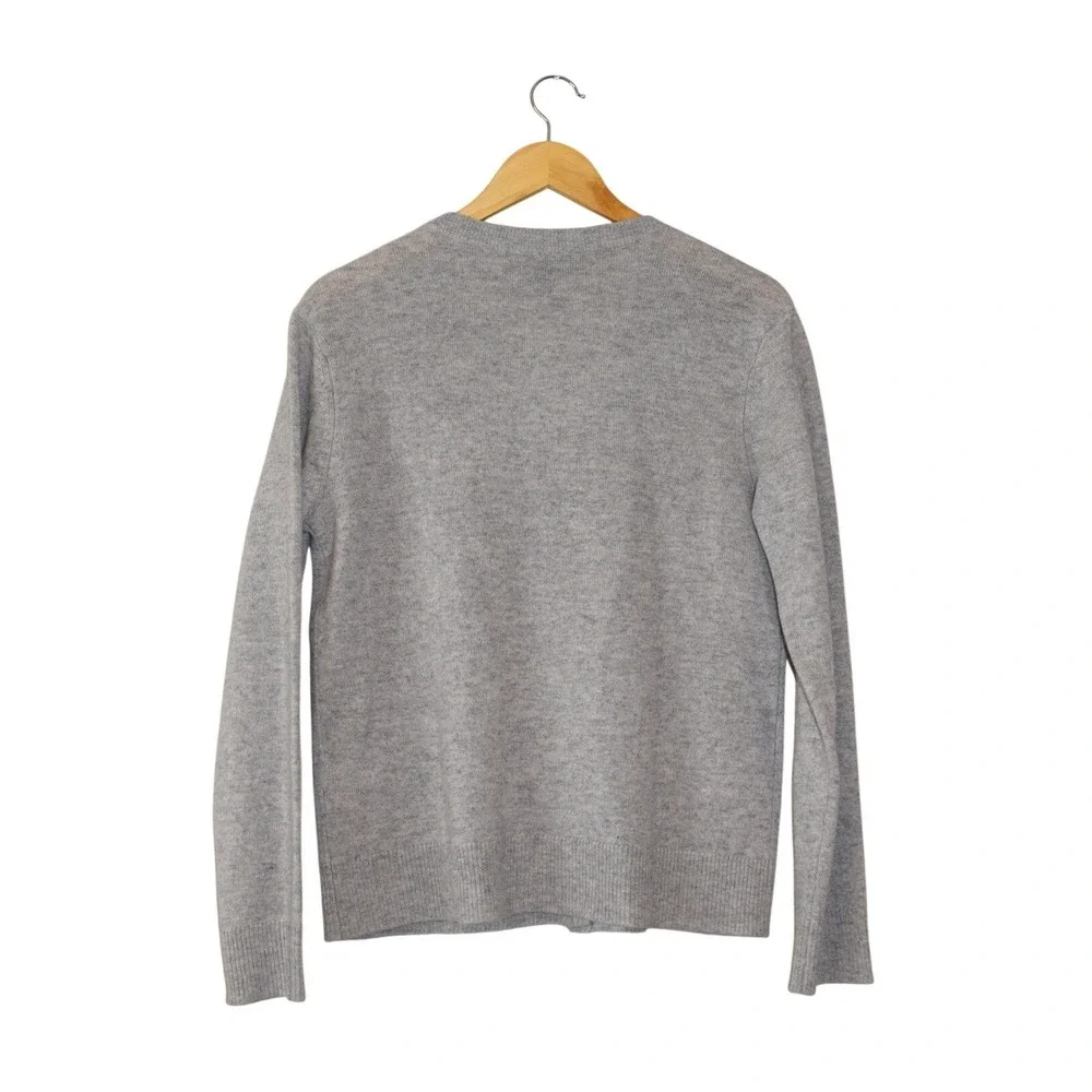 Charter Club Cashmere Cardigan‎ Womens Small Grey Excellent V-Neck Button Front